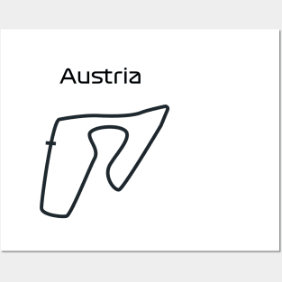 F1 austria track design Posters and Art